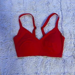 Red bra/sports bra